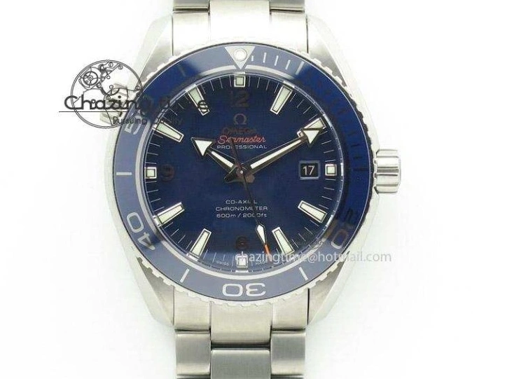 0601 SportInspired Speedmaster Racing Master SS HKF Best Edition Blue Black Dial on Black Rubber Strap A 7817